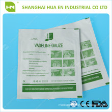 sterile vaselin gauze swabs 10cm CE ISO FDA made in China